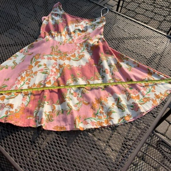 NWT Paper Heart Pink Floral Sundress Size 8 - Picture 12 of 16